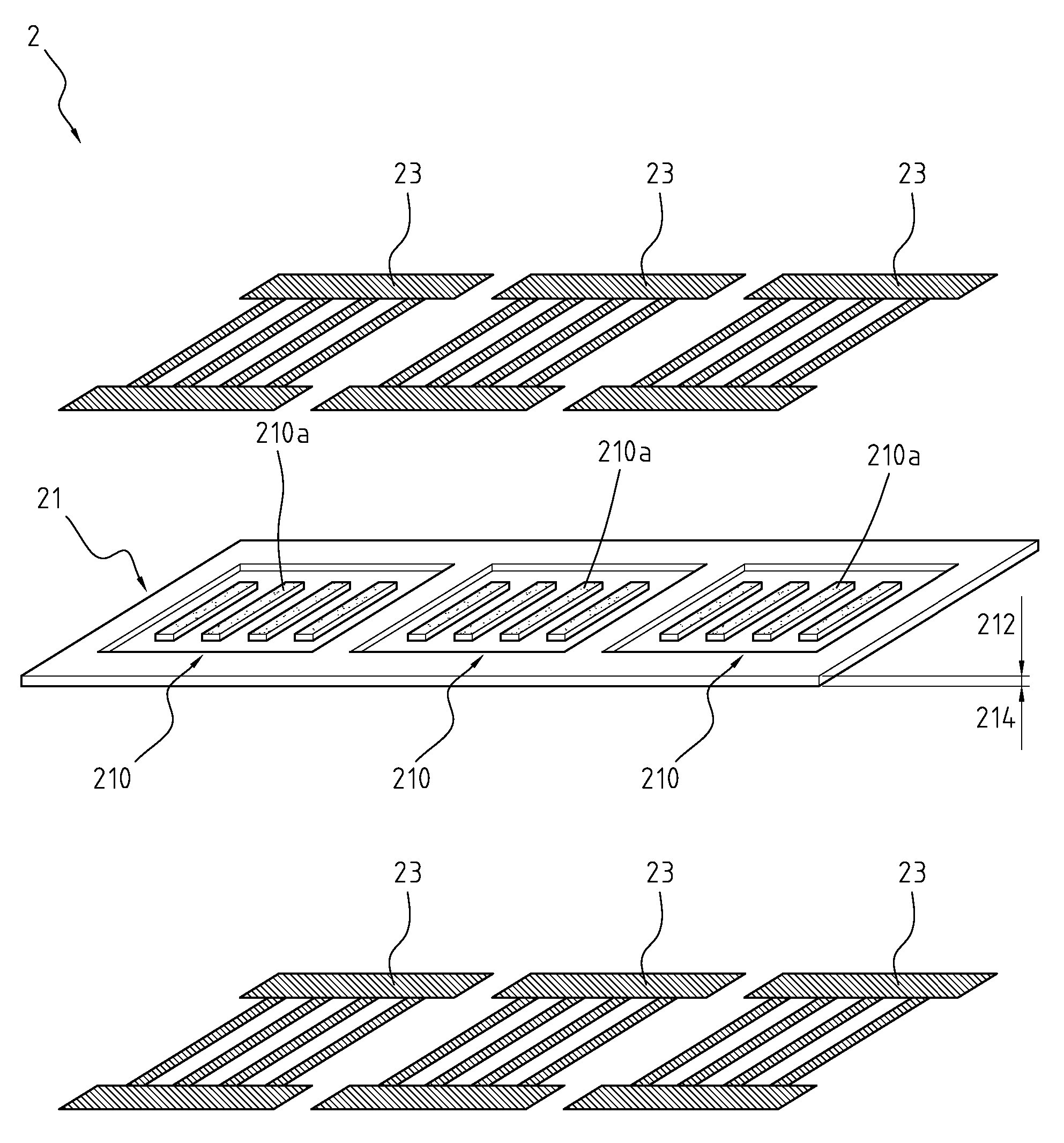 Flow board for fuel cell