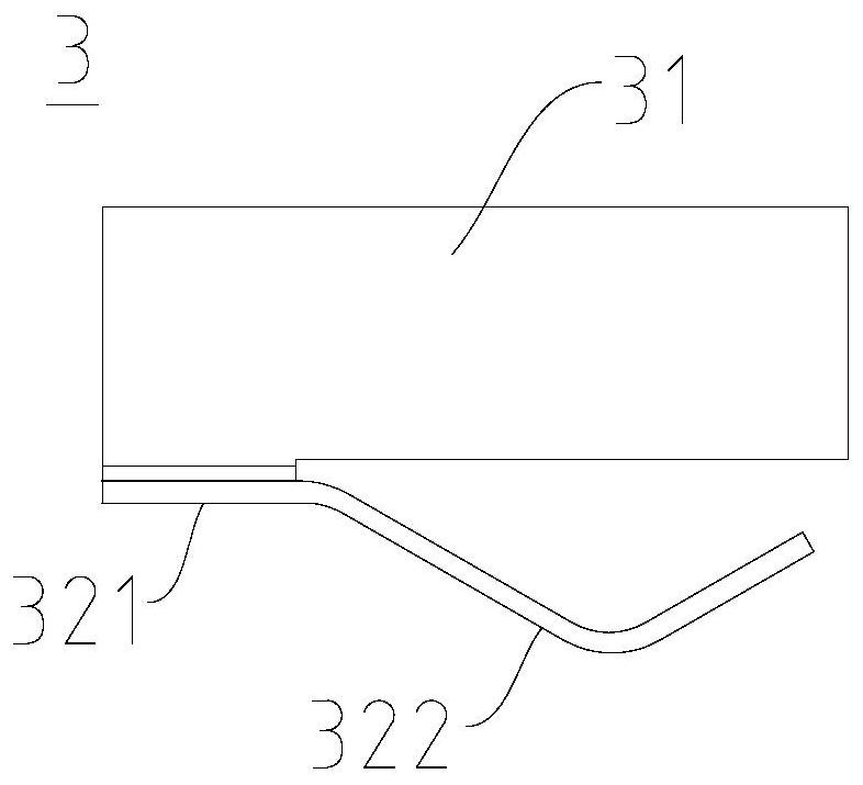 Ground shrapnel and terminal for sliding cover structure