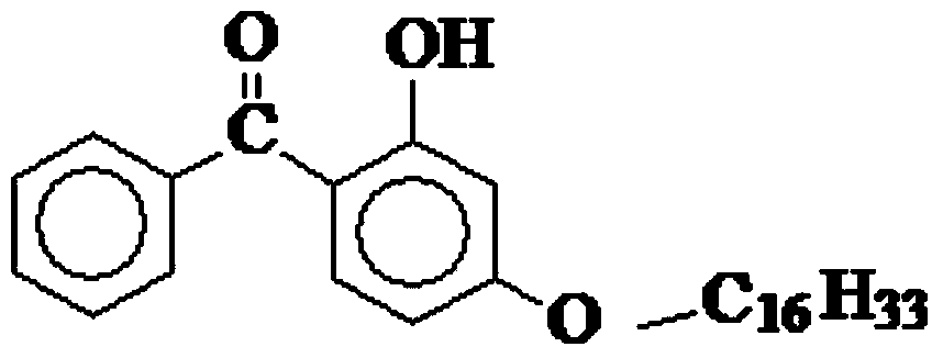 Preparation method of 2-hydroxy-4-cetyloxy-diphenyl ketone