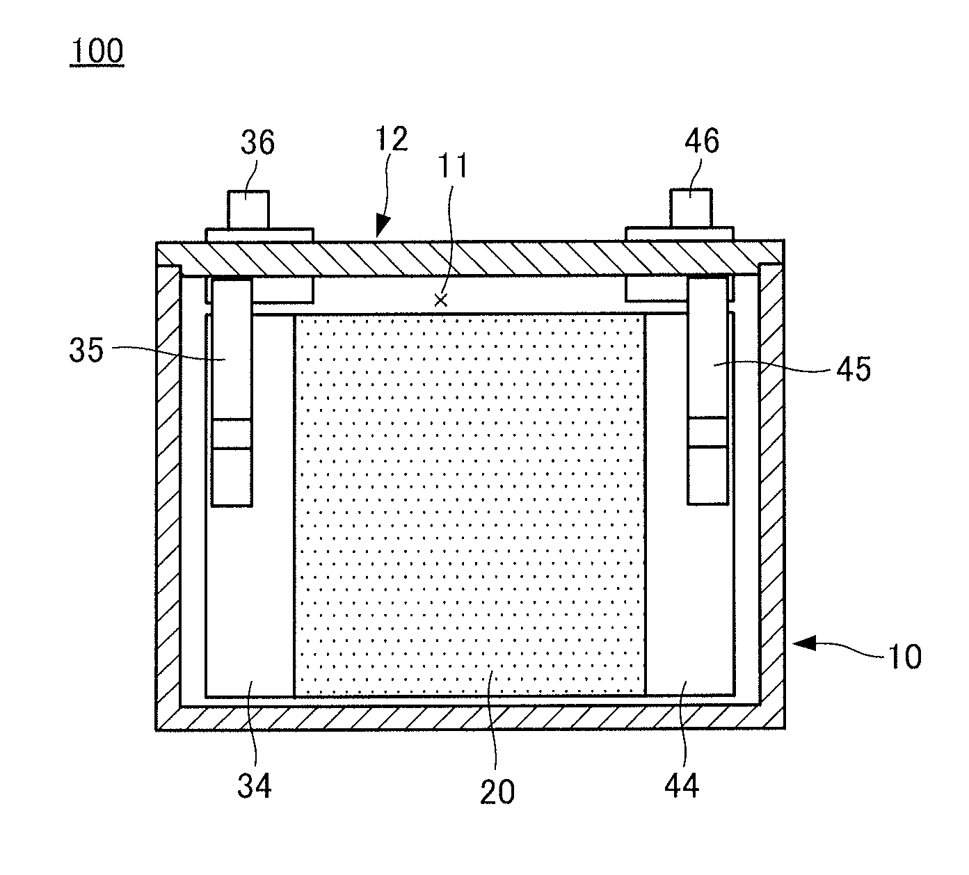 Negative electrode for a secondary battery, a secondary battery, a vehicle and a battery-mounted device