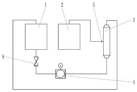 Sewage filtering system with transverse ceramic membrane filters