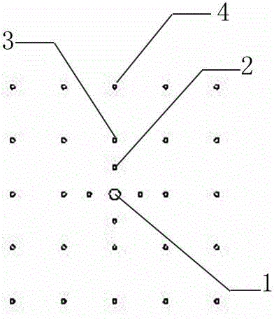 Reinforcing dredger fill foundation construction method combining drainage well and air pressure splitting