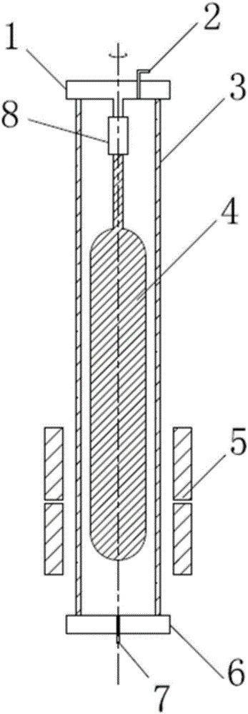 Optical fiber perform rod casing tube sintering device, and sintering method thereof