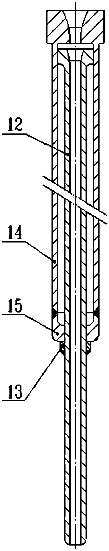 Protective Structure and Protective Method for Protecting Core Instrument Line