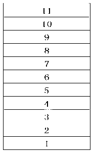 Light emitting diode (LED) epitaxial wafer with N type insertion layer with trapezoidal structure and growth method thereof