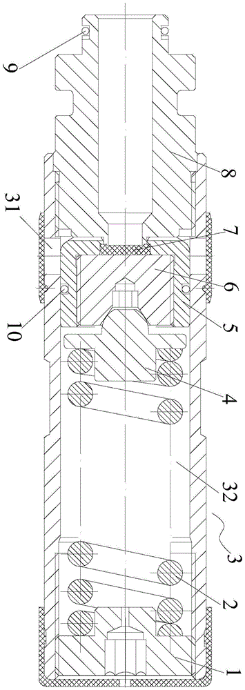 Opening/closing mechanism of safety valve