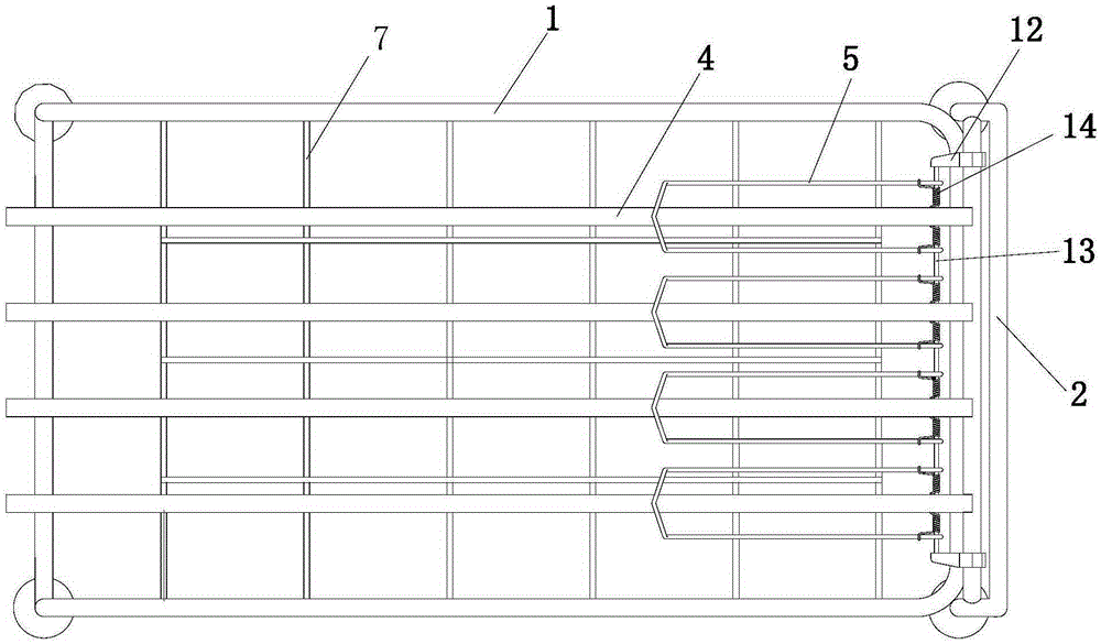Wrapping cloth trolley and maintaining method thereof