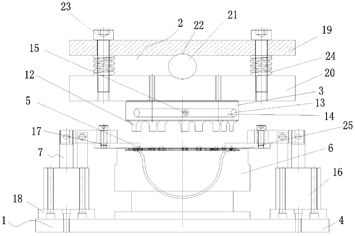 Fusion welding device used for optical polycarbonate transparent cover and application method of fusion welding device