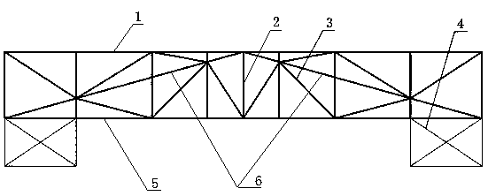 A crane truss-type load-bearing beam