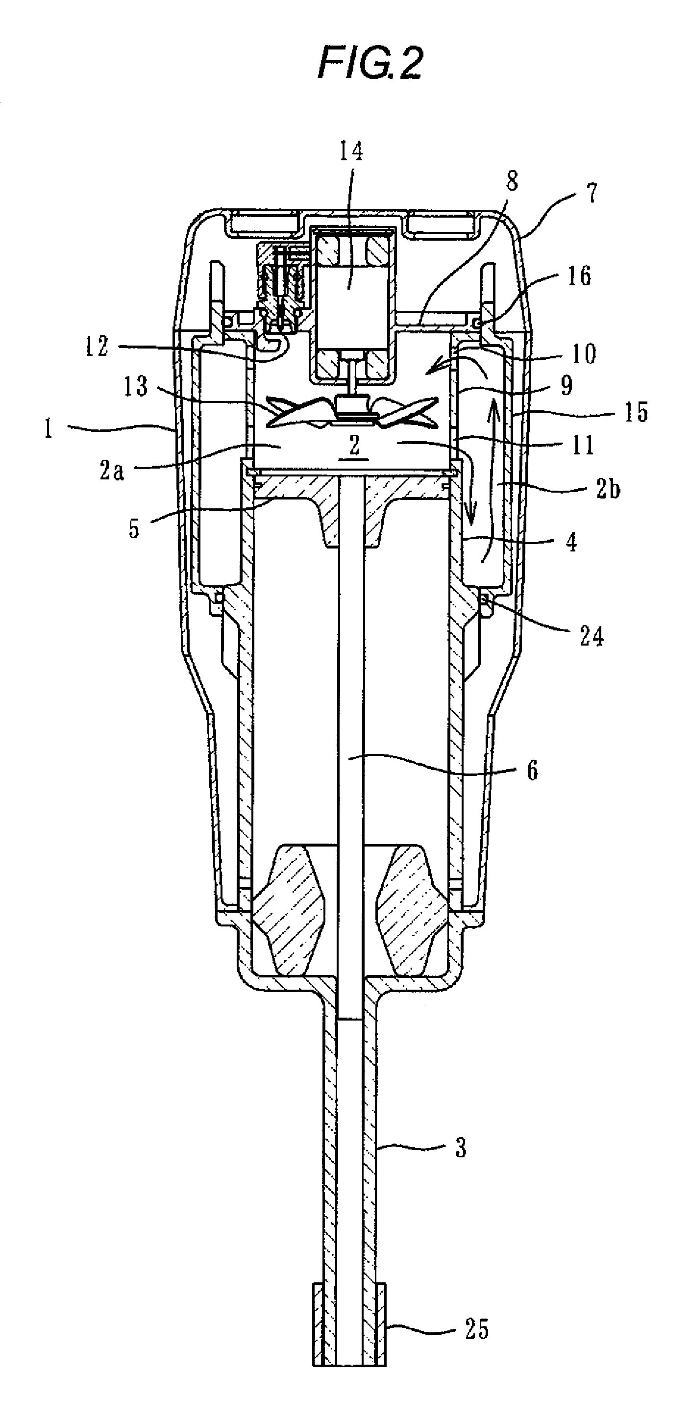 Gas combustion type driving tool