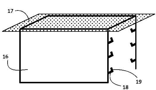 Single-box multi-layer steel bar classification storage method