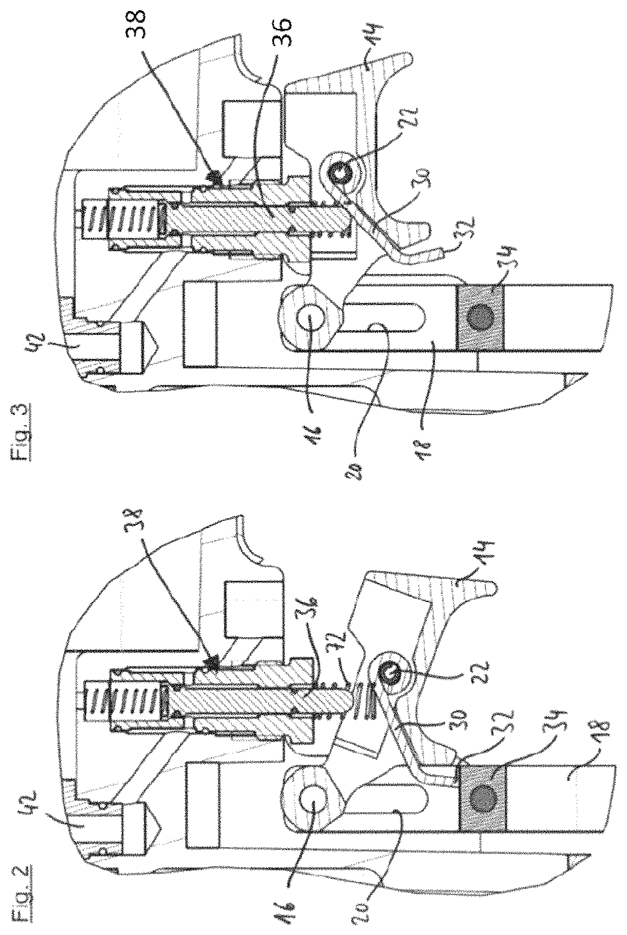 Compressed air nailer with automatic operating mode and a placing sensor