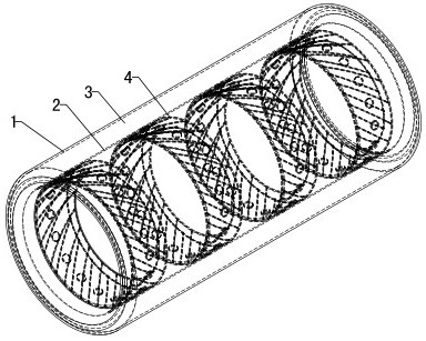 A non-destructive conveying device for fish and shrimp