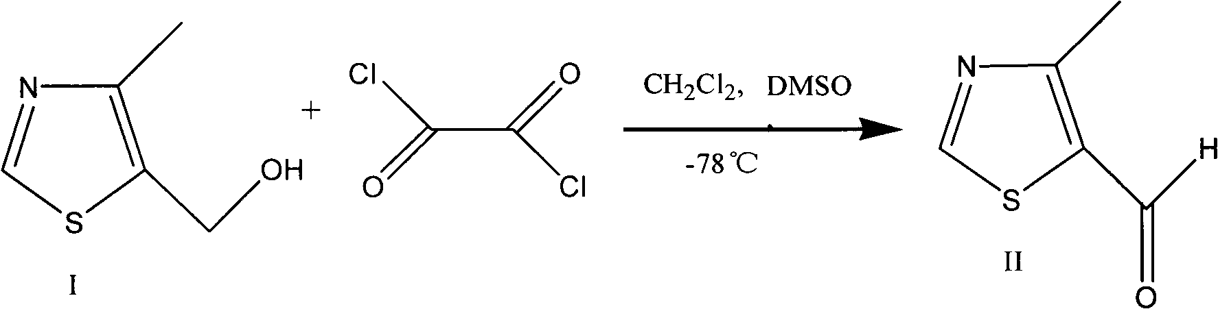 Preparation method of 4-alkyl-5-formoxyl thiazole or 5-formoxyl thiazole