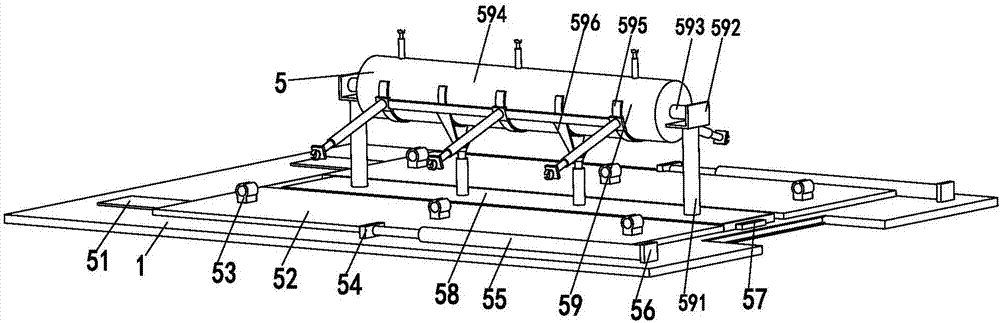 Building reinforced concrete preparation equipment with capacity of automatically constructing triangular reinforcement cage