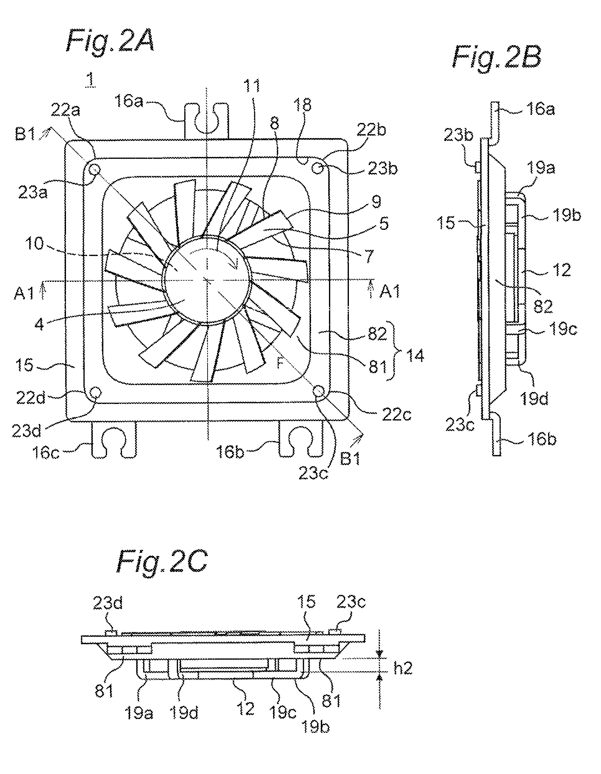 Fan and electronic device equipped with the same