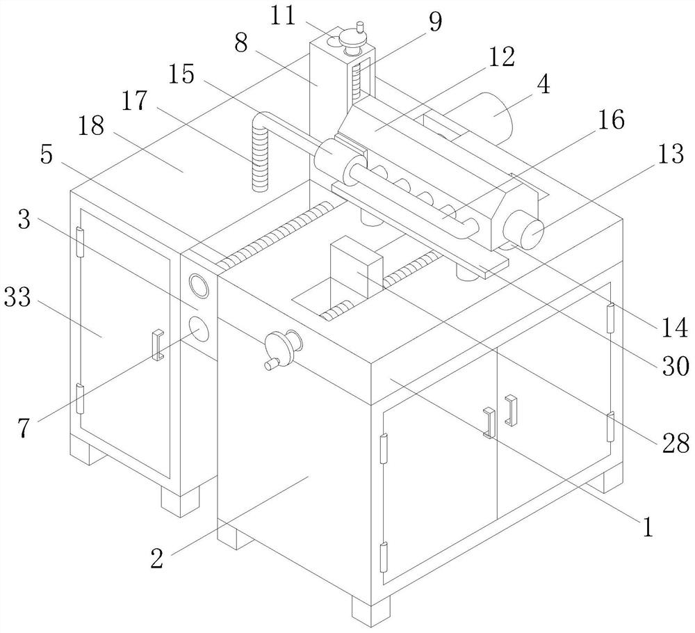 Basketball hall floor processing device and manufacturing process