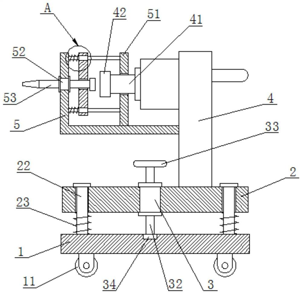 Motor vehicle track dismounting tool convenient to use