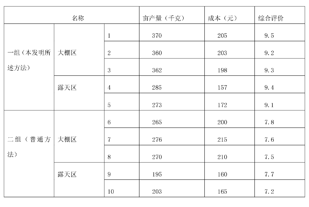 Method for realizing high yield of kidney beans