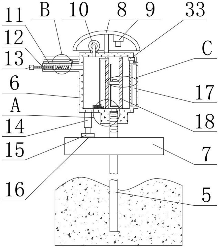 A hydrogeological drilling water level automatic acquisition device and method