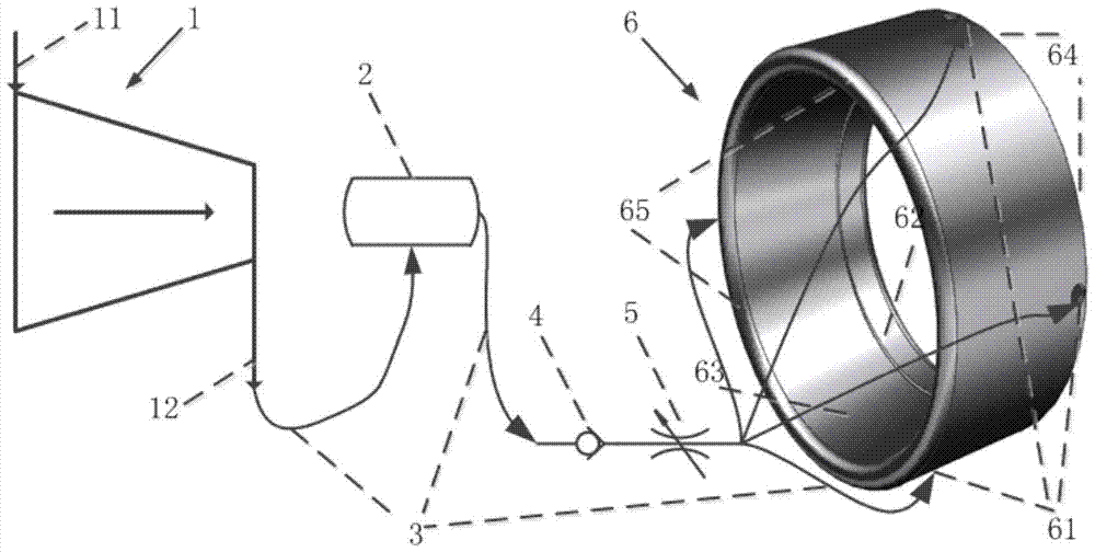 Remote transmission vaneless ventilation system for explosives field