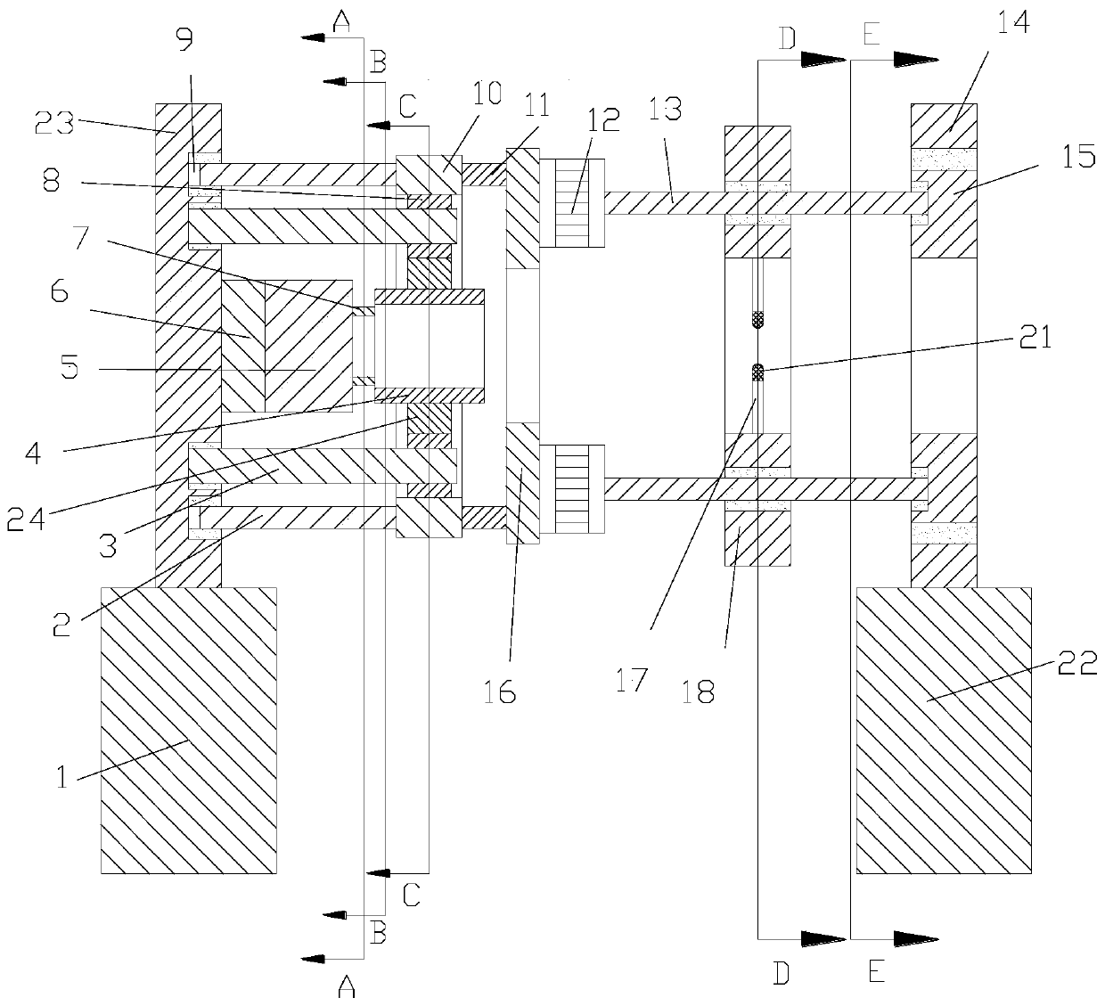 Anti-bending synchronous and symmetrical automatic grinder device and use method thereof