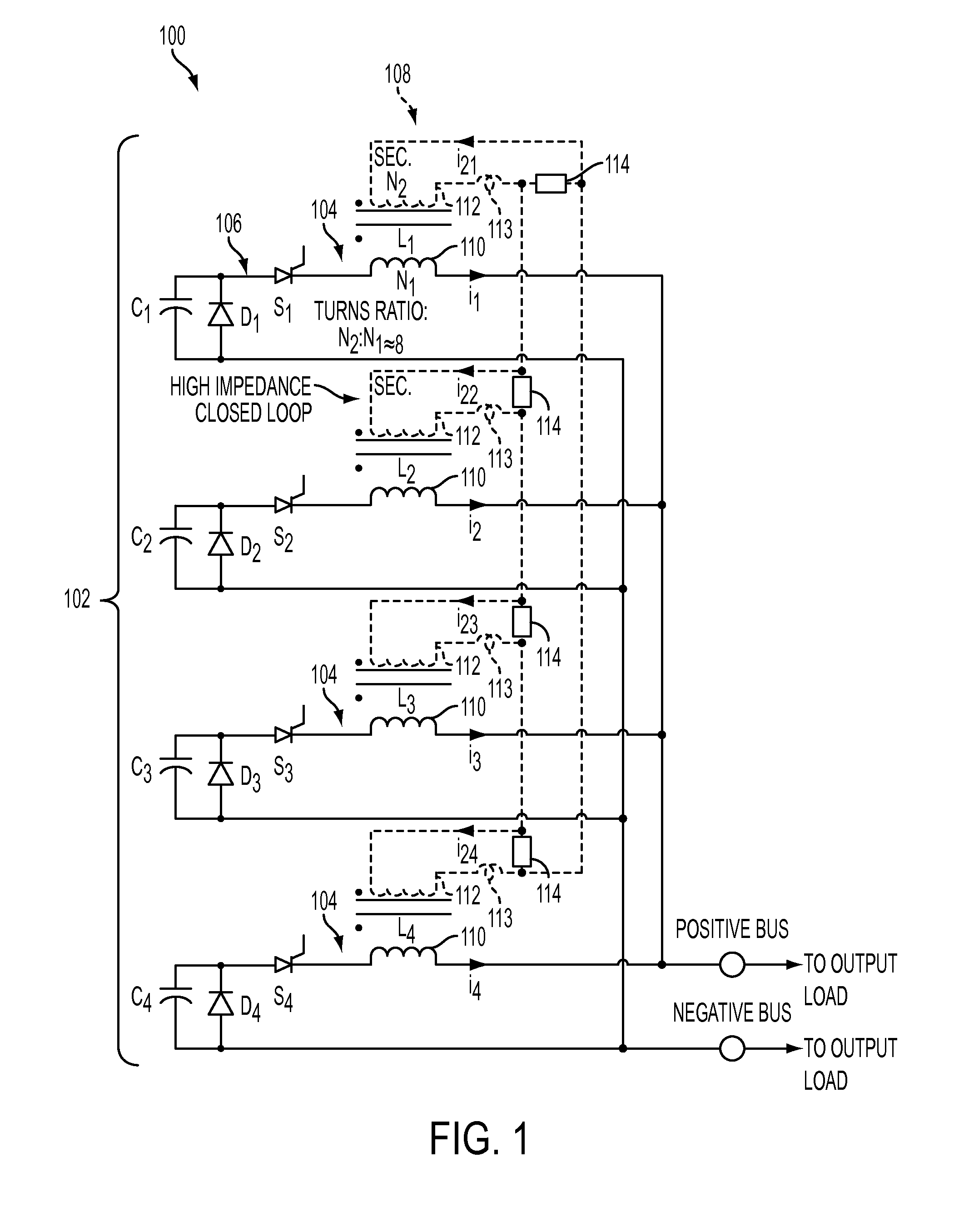 Electromagnetic DC pulse power system including integrated fault limiter