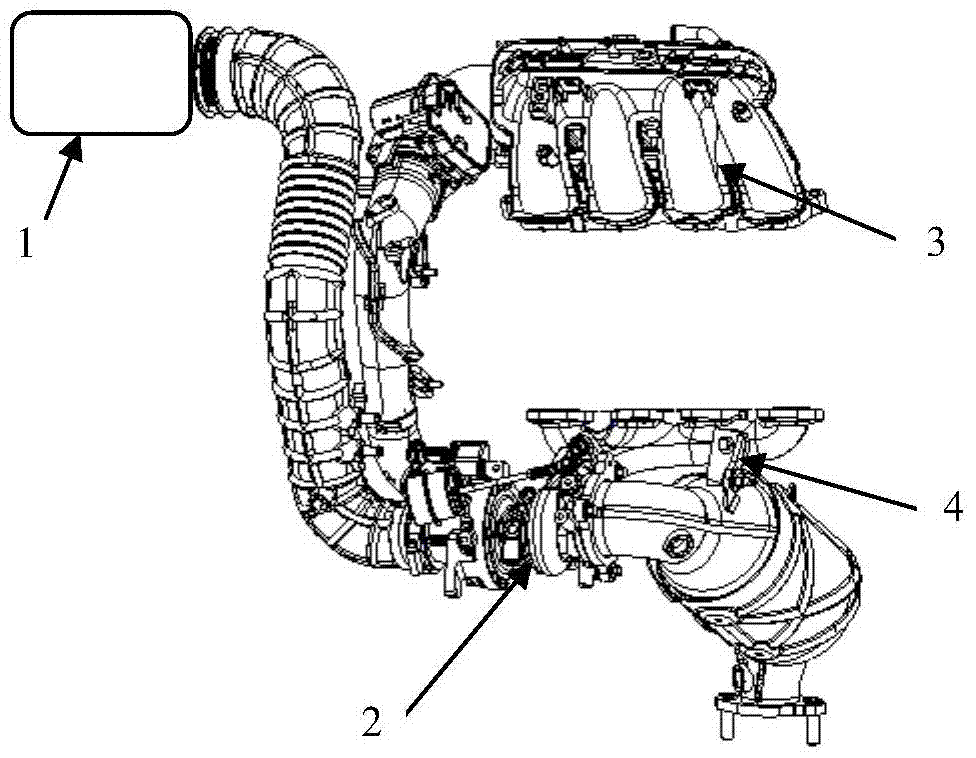 Method and device for controlling engine pressure boost