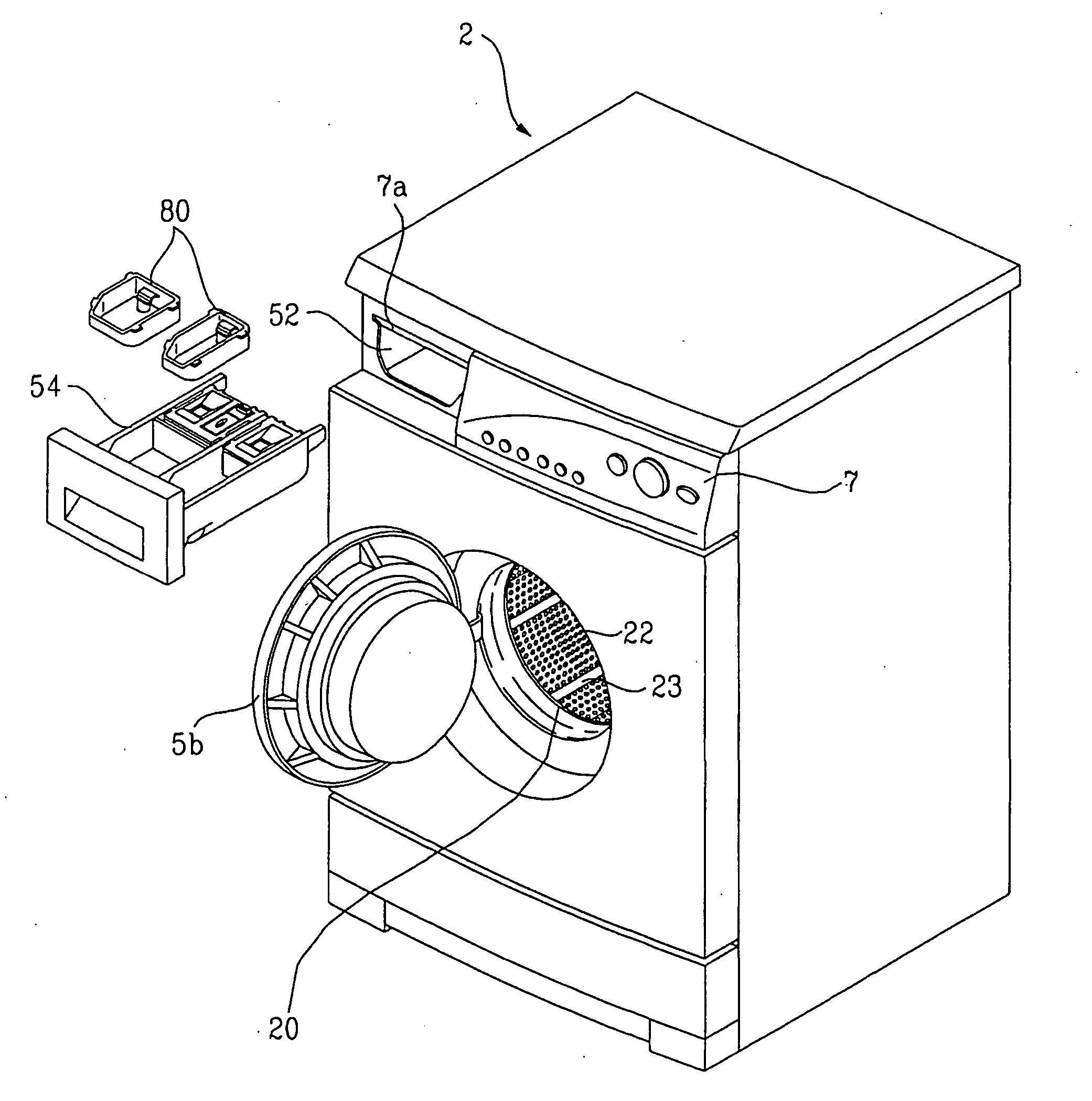 Apparatus for supplying detergent in washer