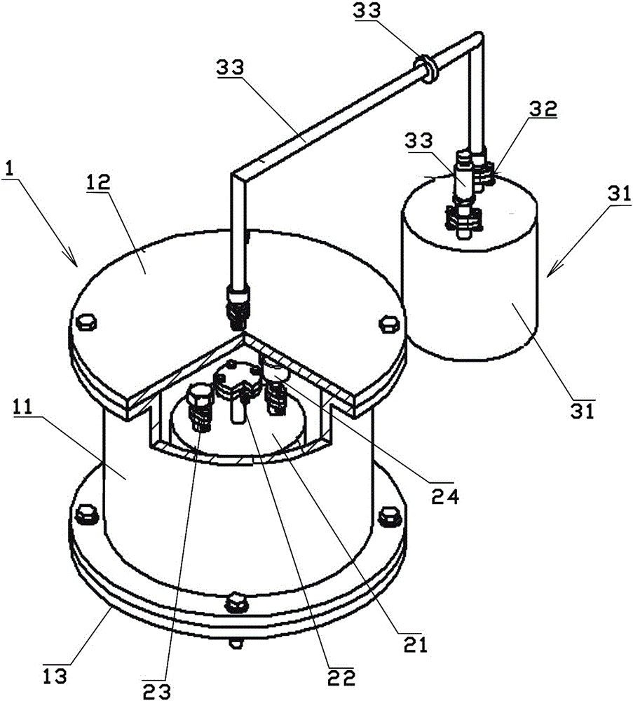 Air tightness detection method of seal ring and detection device thereof