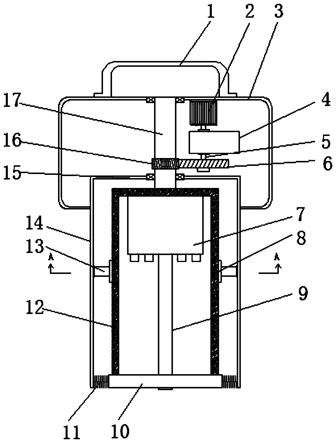 Fixed-point sampling type liquid detection device