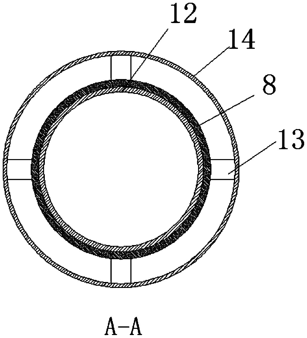 Fixed-point sampling type liquid detection device