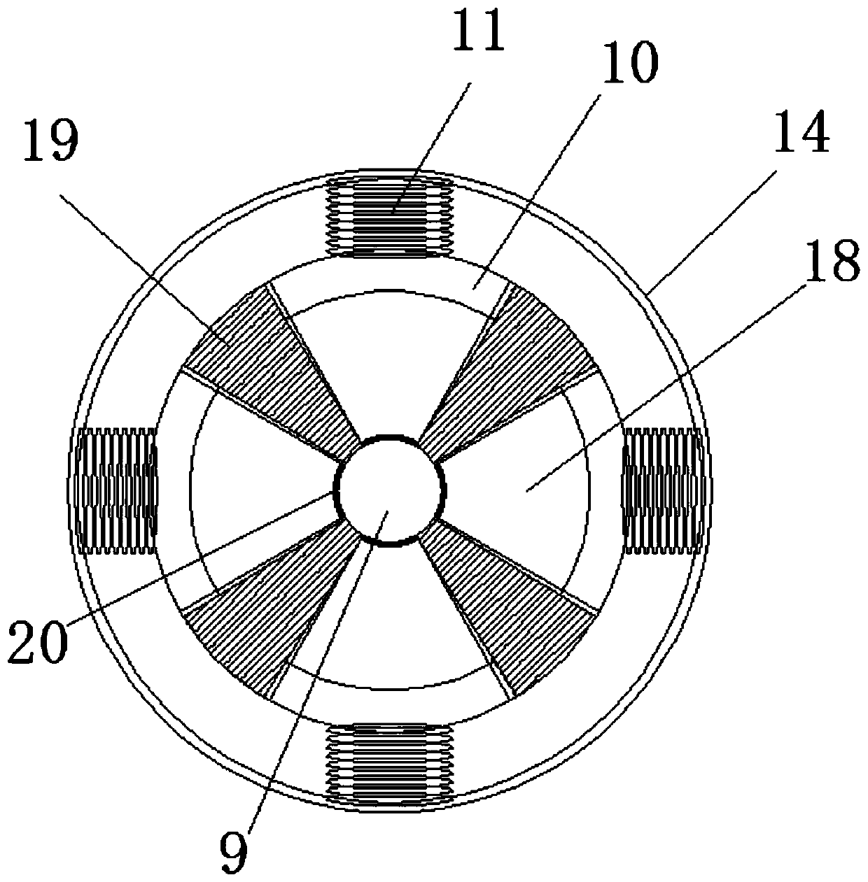 Fixed-point sampling type liquid detection device