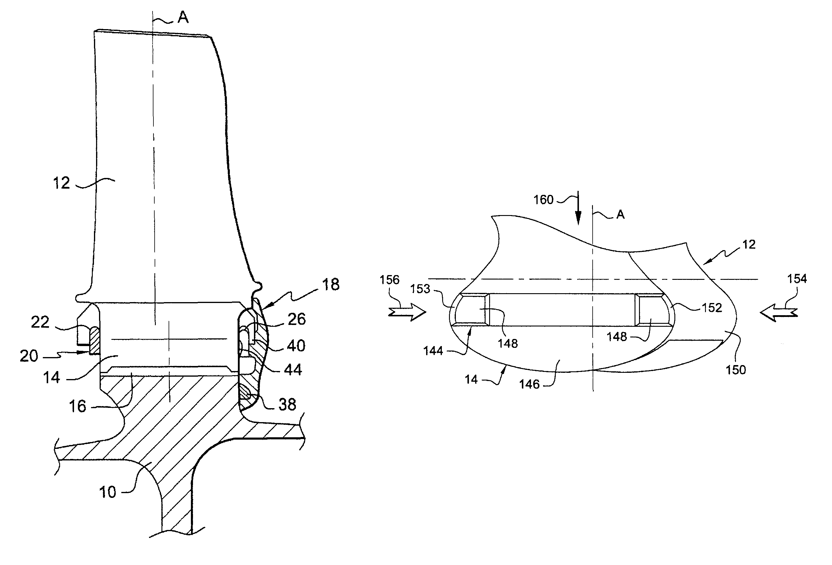 Turbomachine rotor blade
