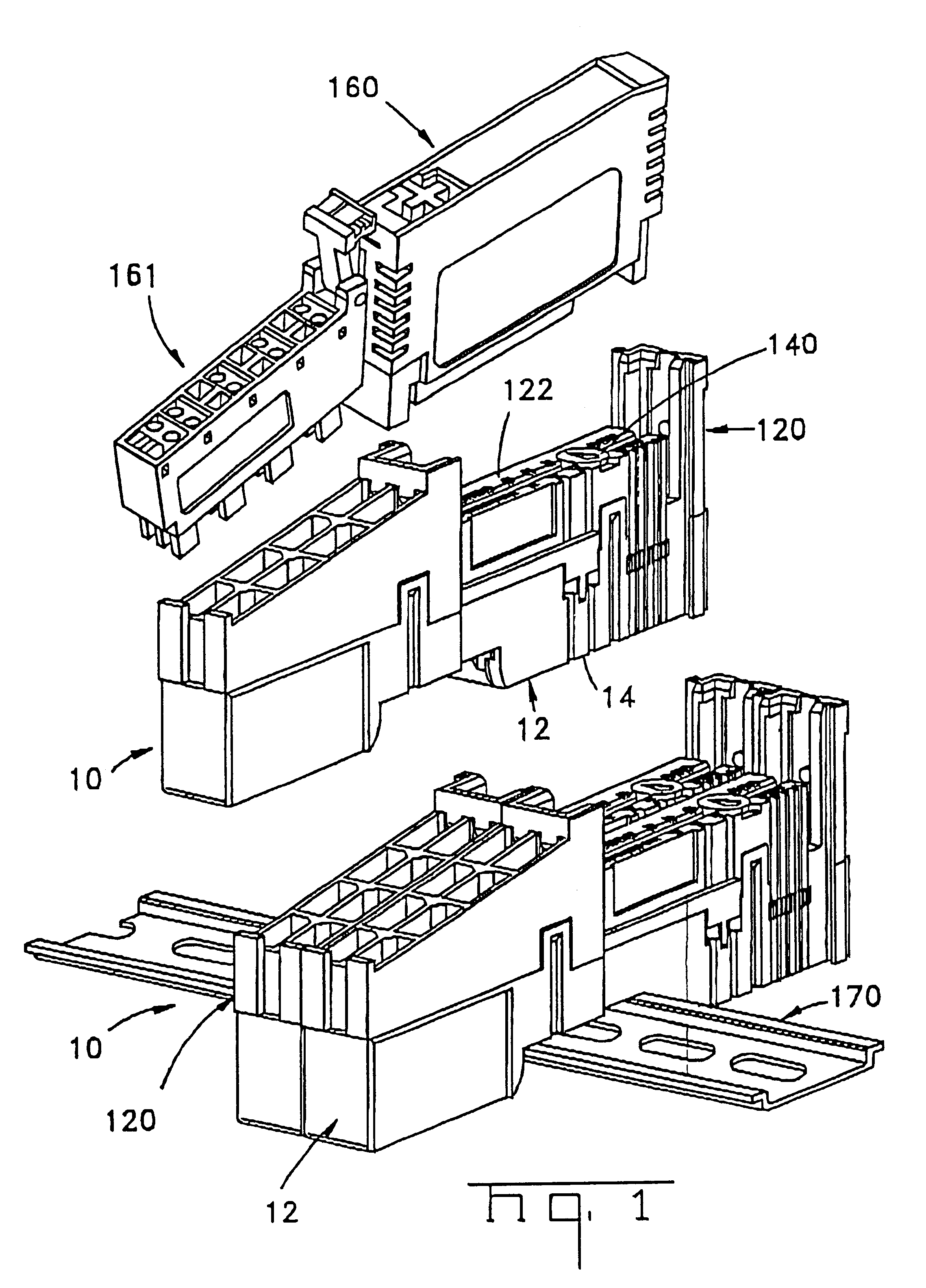 Input/output device having removable module