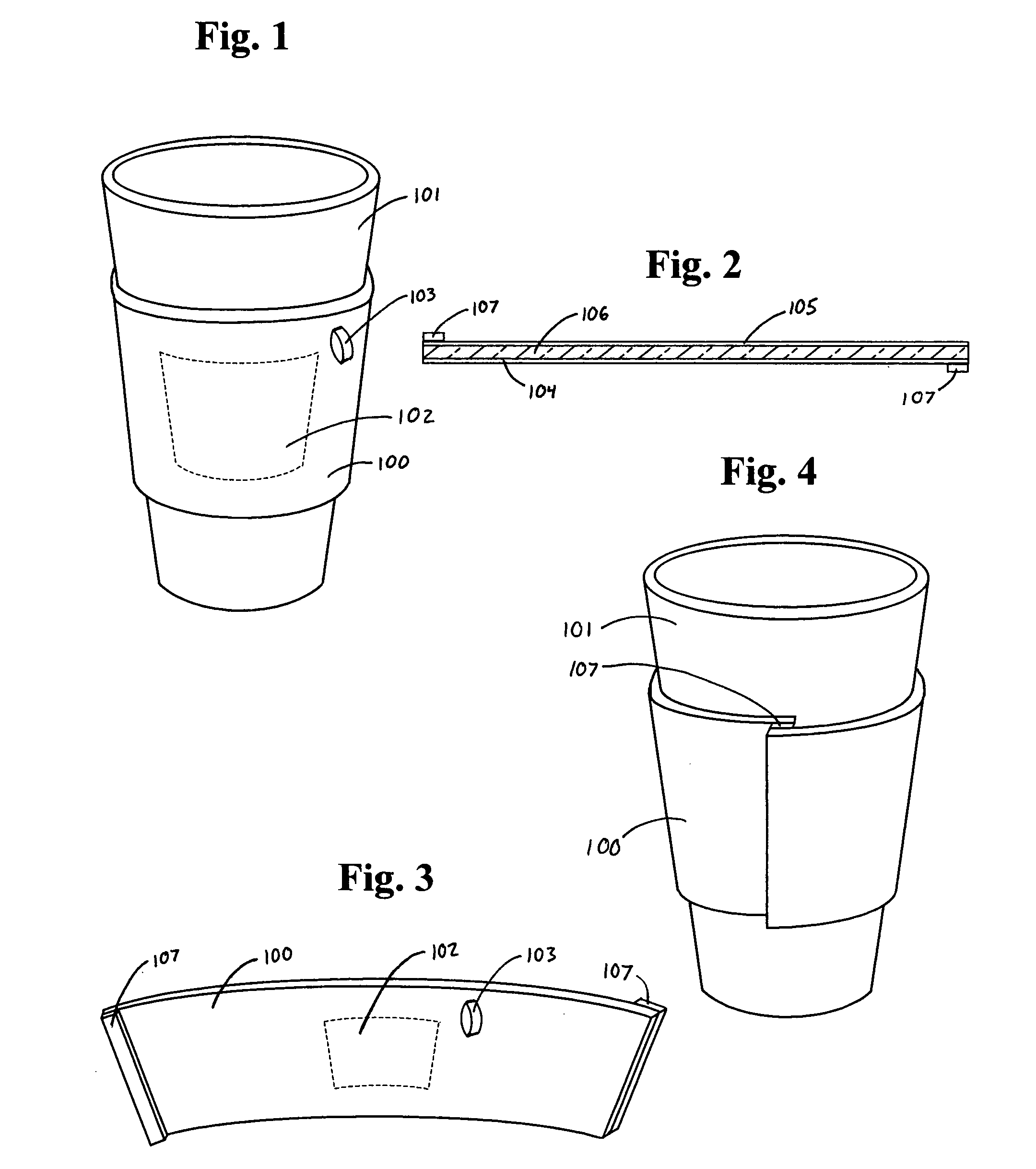 Insulating grip identifier for beverage container