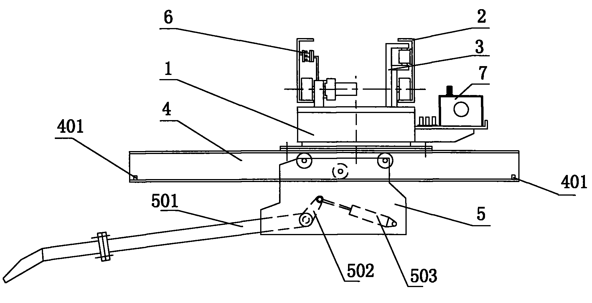 Full-automatic charging and stoking device