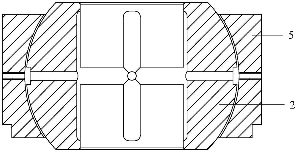 Machining method of spherical bearing bush mechanism