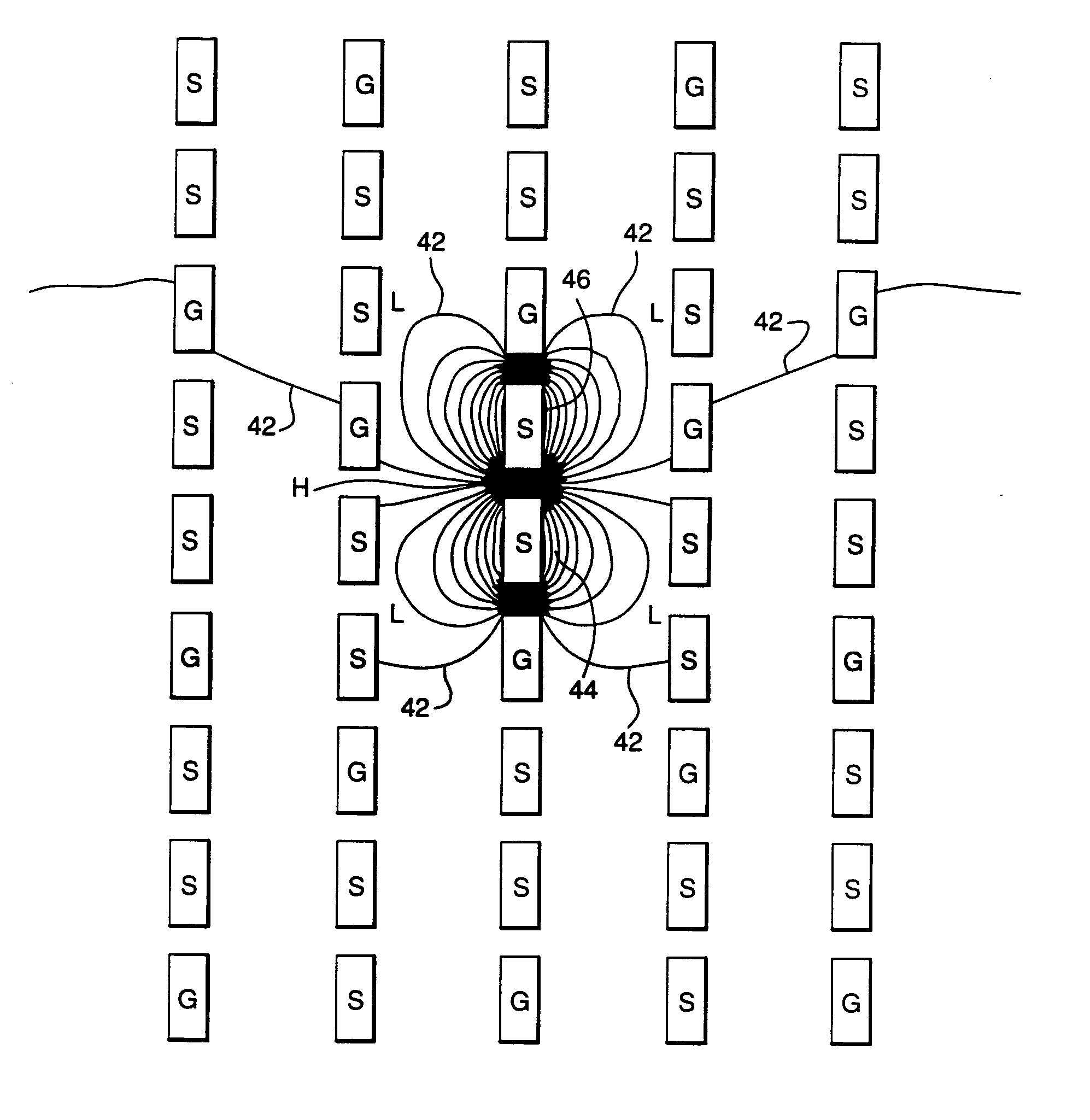 Electrical connectors having differential signal pairs configured to reduce cross-talk on adjacent pairs