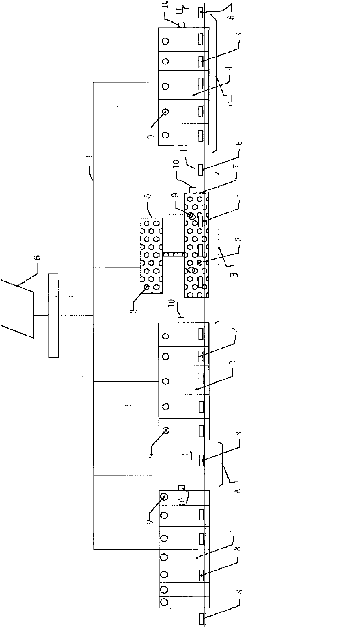 Heat processing process for lockset material and equipment thereof