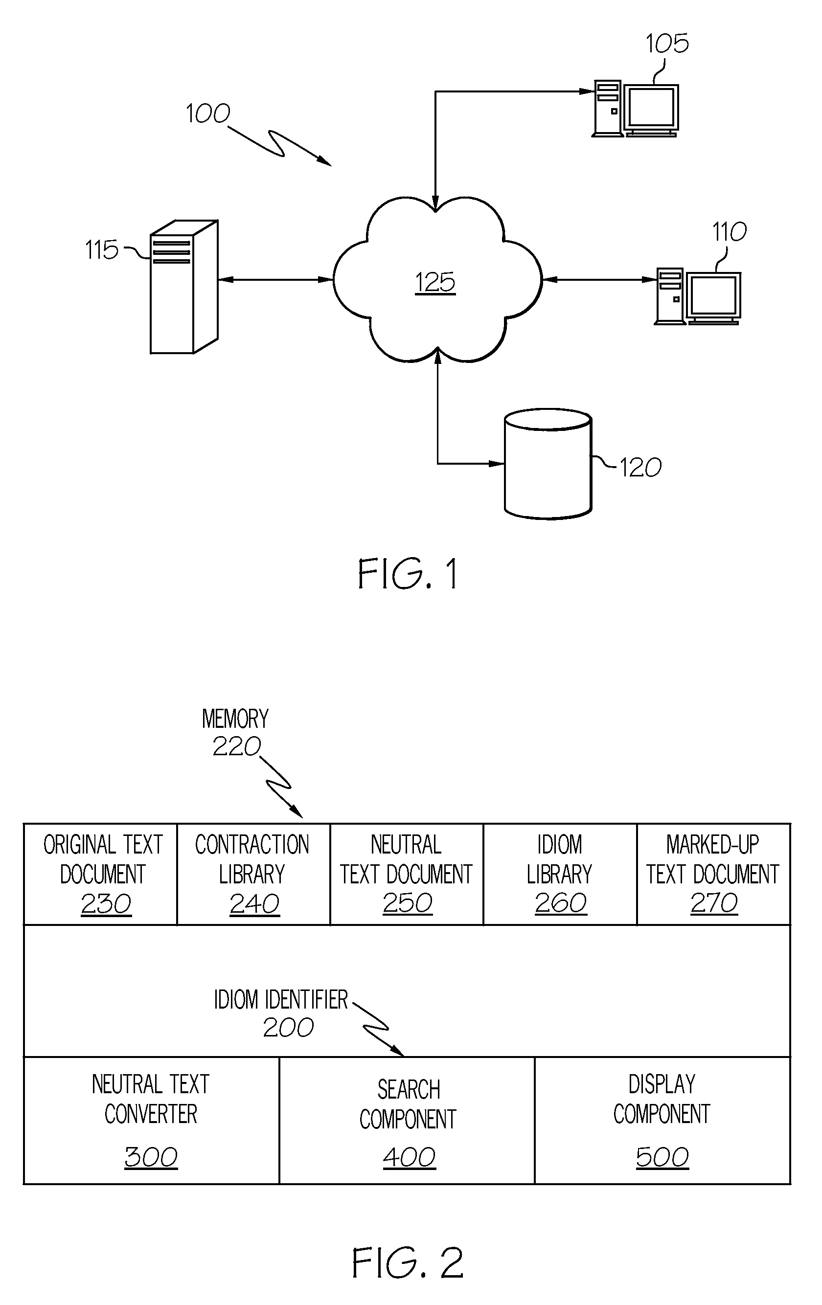System and method for identifying and defining idioms