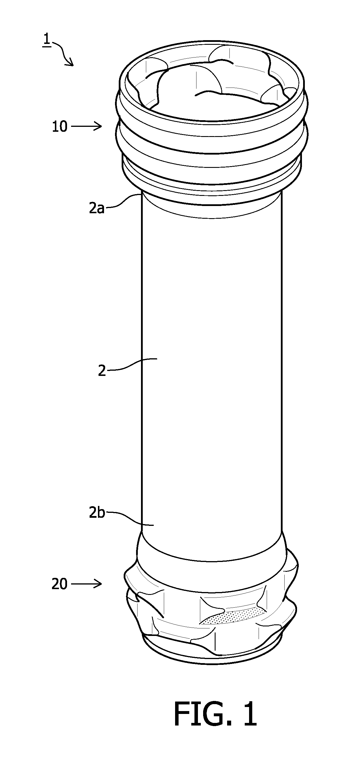 Method tubular element of a fall pipe, fall pipe assembled from such elements, coupling between two such tubular elements and method for assembling the fall pipe