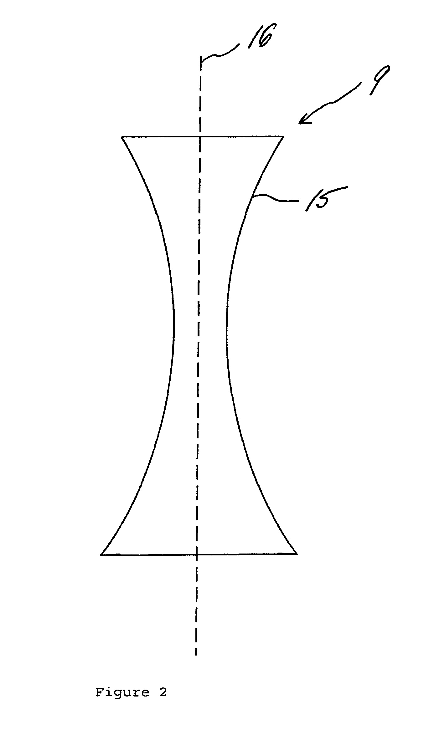 Deviation device for a web of film