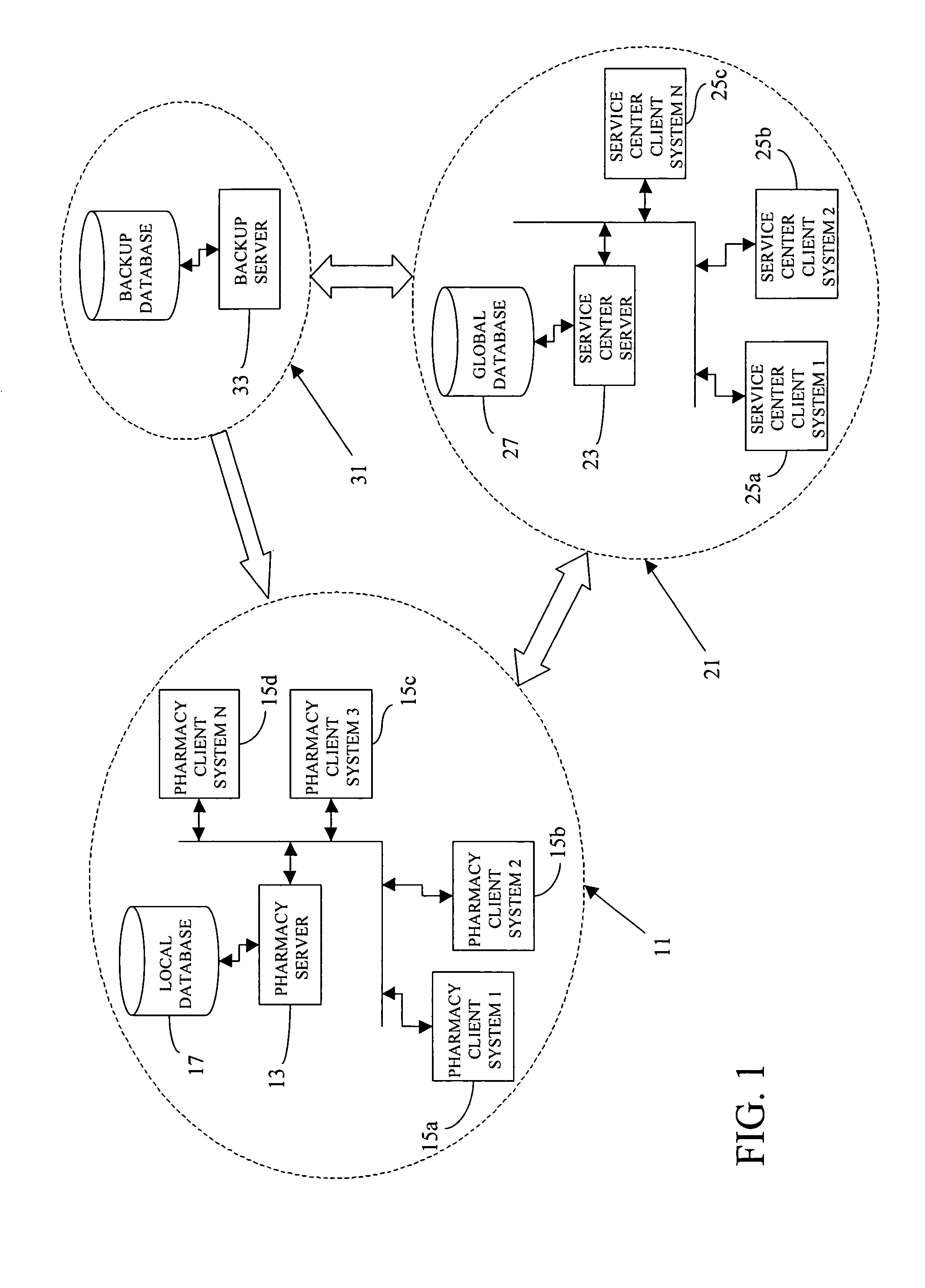 Pharmaceutical administrative system for ordering and receiving prescribed medication