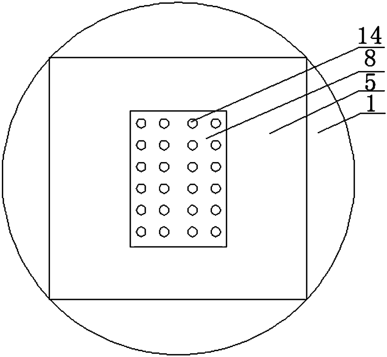 Cooling base for communication device