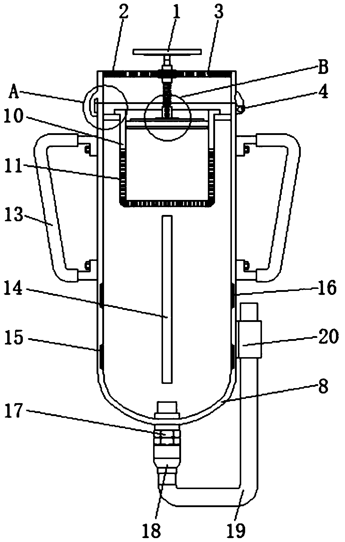 Multifunctional medicine feeding device for medical pediatric nursing