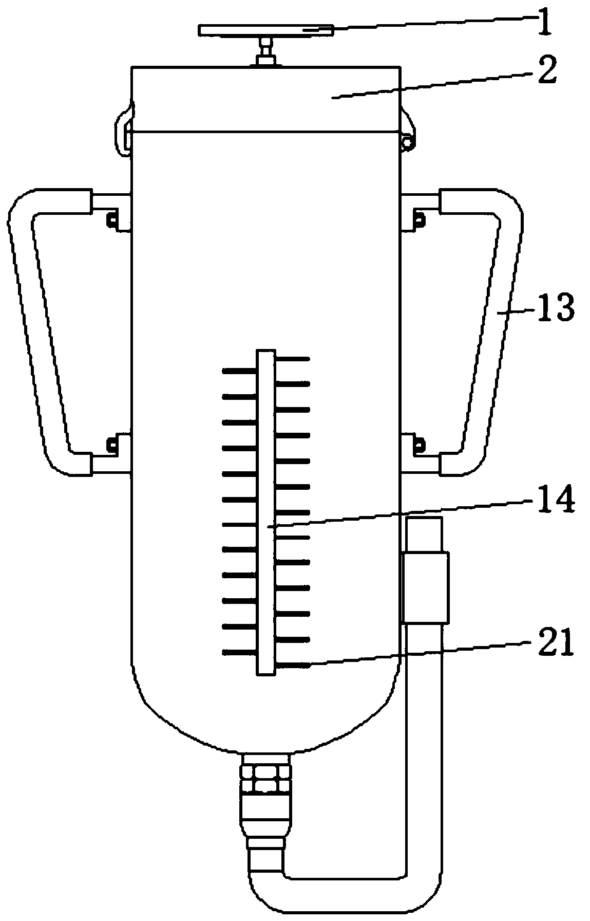 Multifunctional medicine feeding device for medical pediatric nursing