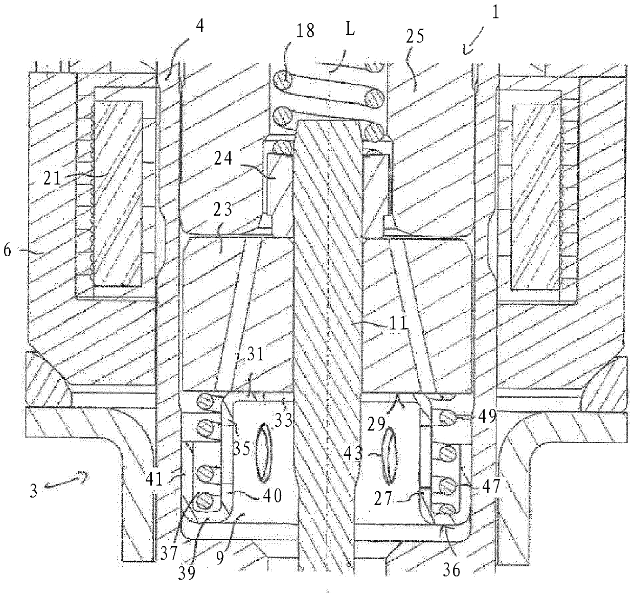 Valve assembly for an injection valve and injection valve