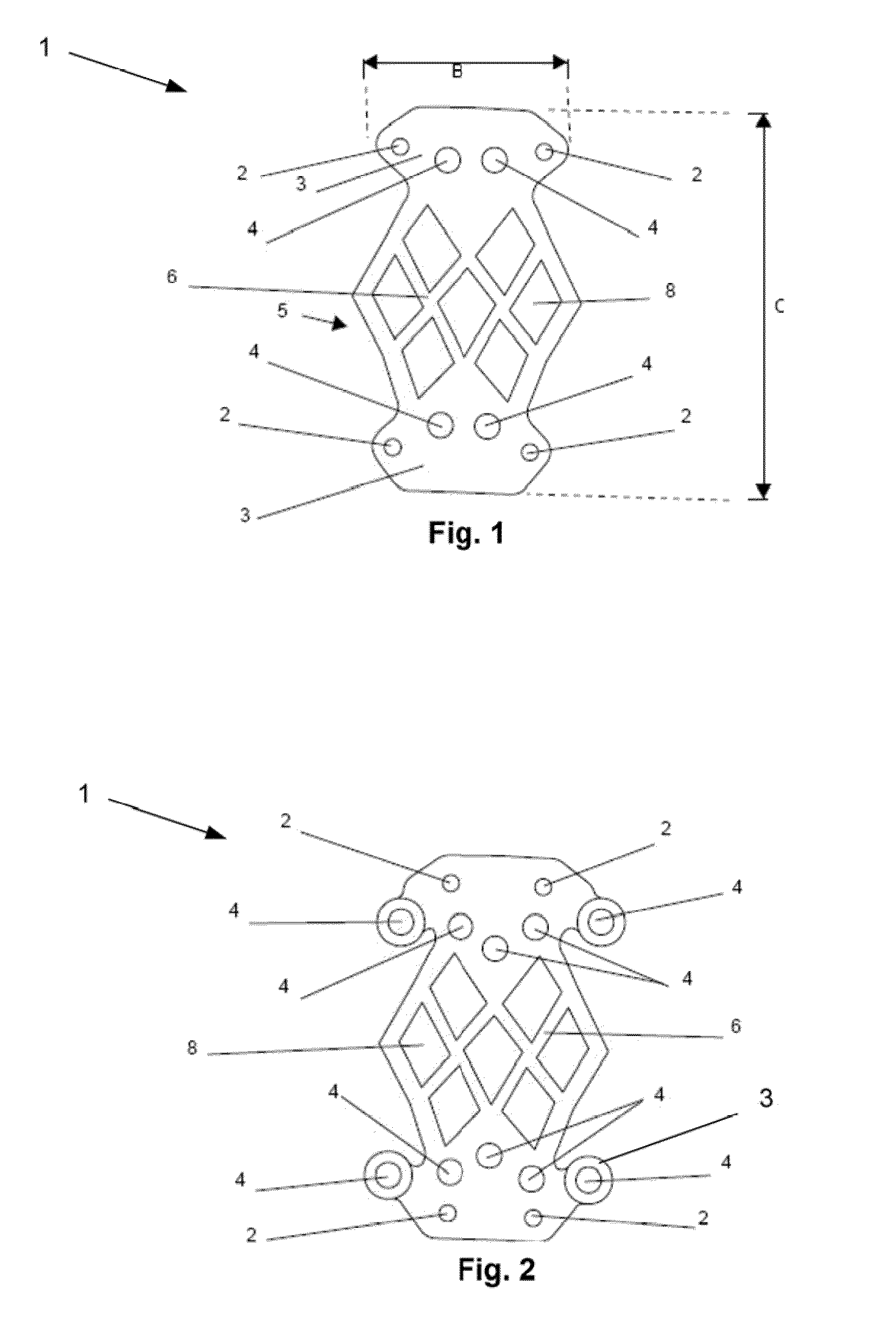 Implantable support device and method of use