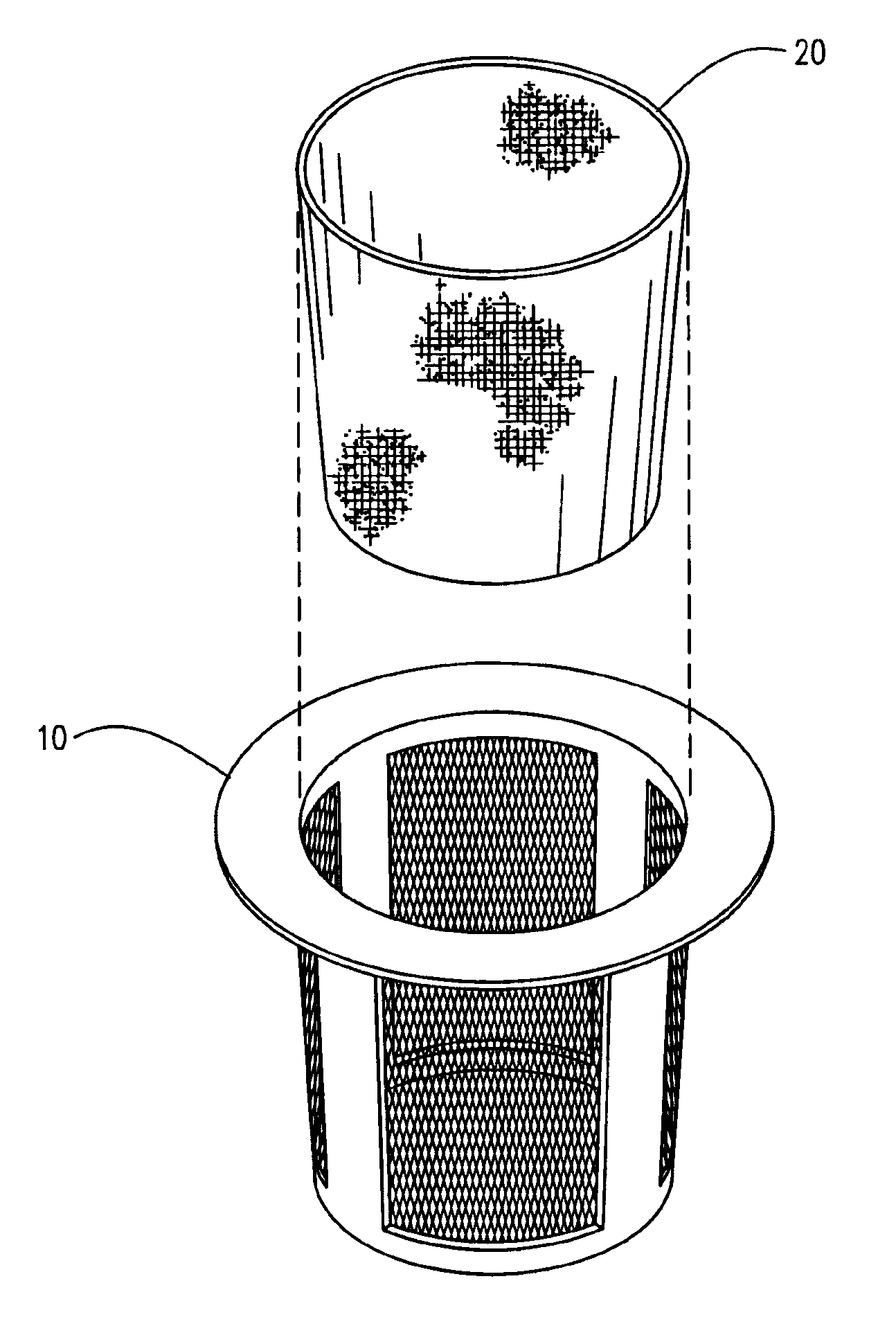 Single-serve permeable beverage filter and method of using same